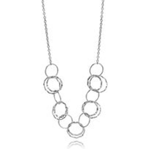 Silber Collier 925/- Sterling Silber 42/45cm Diamantiert - Celesta - Modalova