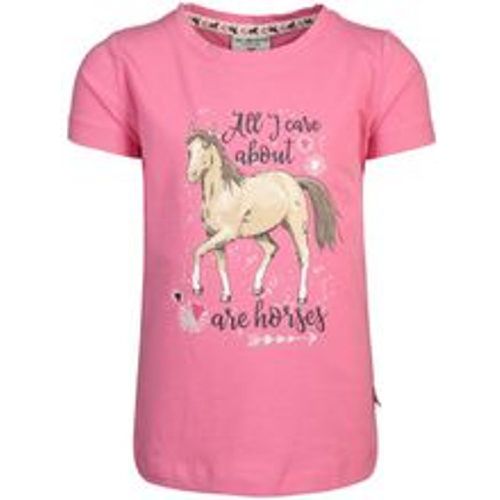 T-Shirt CARE ABOUT HORSES in bubble gum, Gr.104/110 - SALT & PEPPER - Modalova