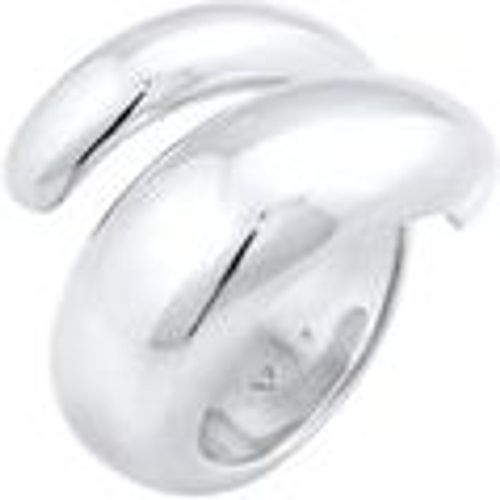 Ring Wickelring Glänzend Modern Statement 925 Silber (Farbe: Silber, Größe: 60 mm) - NENALINA - Modalova