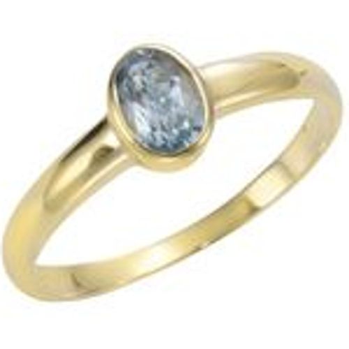 F Ring 333/- Gold Blautopas beh. blau Glänzend (Größe: 058 (18,5)) - Fashion24 DE - Modalova
