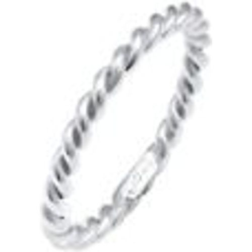 Ring Twisted Gedreht Basic Schlicht 925 Sterling Silber (Farbe: Silber, Größe: 56 mm) - NENALINA - Modalova
