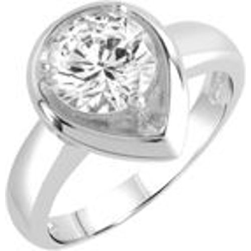 Zeeme Basic Ring 925/- Sterling Silber Zirkonia Glänzend (Größe: 019 (60,0)) - Fashion24 DE - Modalova