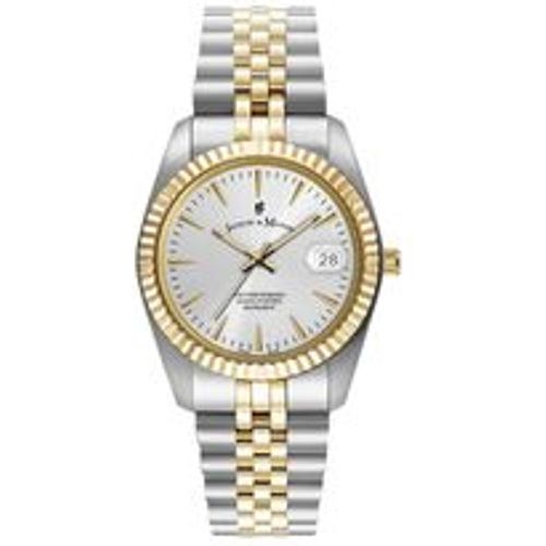 Damen Armband Uhr Edelstahl 23,0cm Quarzwerk Mineralglas - Jacques du Manoir - Modalova