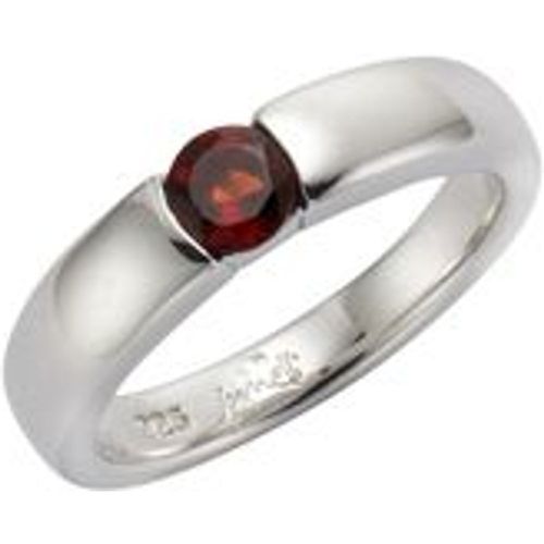 Ring 925/- Sterling Silber Granat dunkelrot Glänzend (Größe: 052 (16,6)) - JAMELLI - Modalova