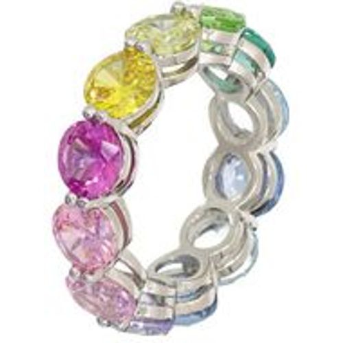 Fashionbox Ring Messing Zirkonia bunt Diamantiert (Größe: 052 (16,6)) - Fashion24 DE - Modalova