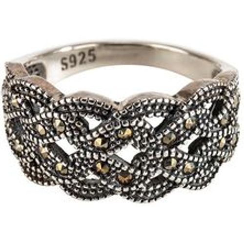 LDV Ring "Mara" Markasit 925 Silber (Gr: 18) - Fashion24 DE - Modalova