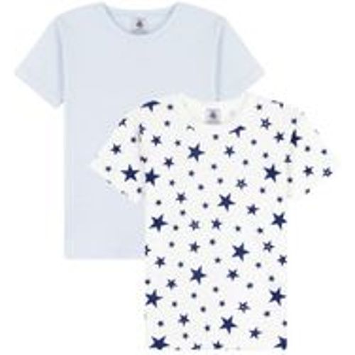 Unterhemd VINTAGE STAR 2er-Pack in marshmallow/fraicheur, Gr.116 - Petit Bateau - Modalova