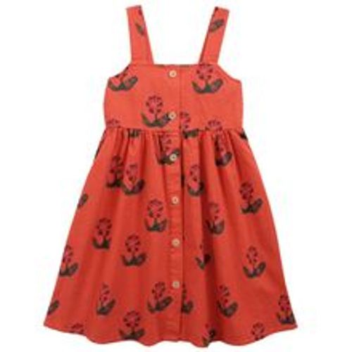 Bobo Choses - Träger-Kleid WALLFLOWERS in red, Gr.104/110 - Fashion24 DE - Modalova