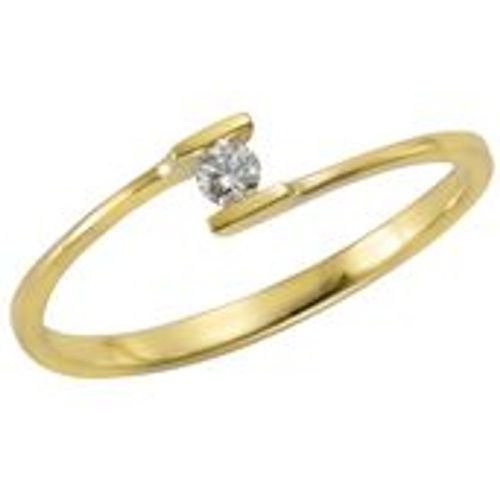 Ring 585 Gold Brillant 0,06ct - OROLINO - Modalova