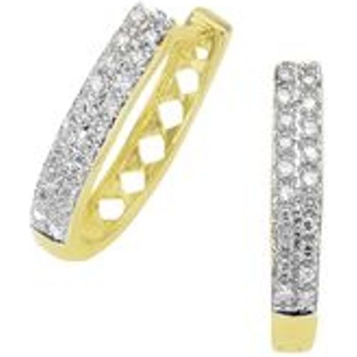 Ohrringe Gold 585 zweifarbig mit 40x Diamant zus. 0,20ct - Diamonds by Ellen K. - Modalova