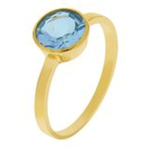 Fascination by Ellen K. Ring Gold 375 Blautopas (beh.) - Diamonds by Ellen K. - Modalova