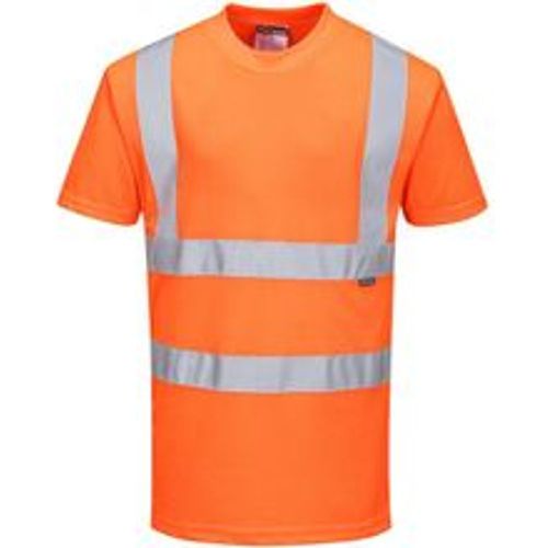 Herren Warnschutz T-Shirt Atmungsaktiv, Klasse 2 Gr. xxxl - Orange - Portwest - Modalova