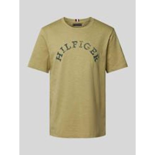 T-Shirt mit Label-Print - Tommy Hilfiger - Modalova