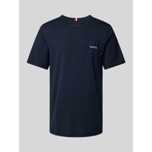 T-Shirt mit Label-Patch - Tommy Hilfiger - Modalova