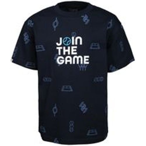 T-Shirt JOIN THE GAME in marineblau, Gr.140 - Mayoral - Modalova