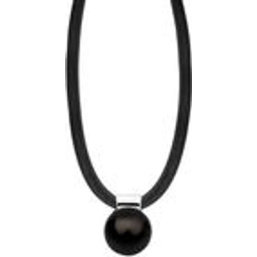 Halskette Kautschuk Synthetische Perle 925 Silber (Farbe: , Größe: 42 cm) - NENALINA - Modalova
