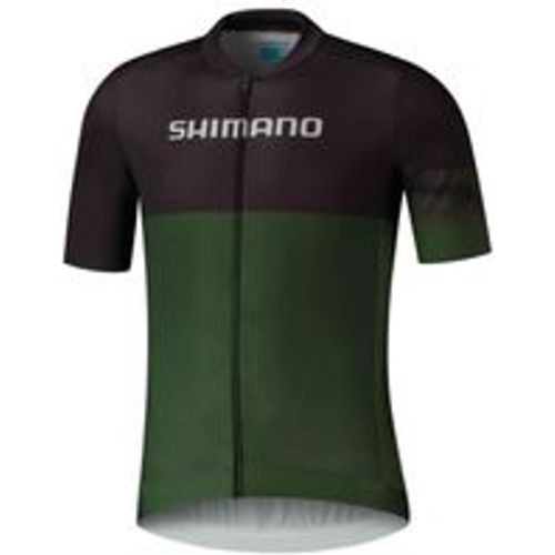 KITA S.S. ZIP JERSEY, Green - Shimano - Modalova