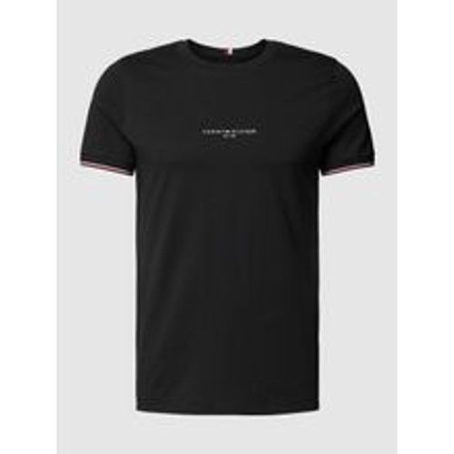 T-Shirt mit Label-Print - Tommy Hilfiger - Modalova