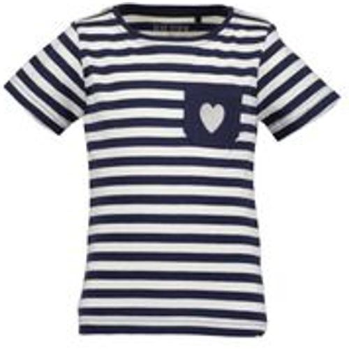 T-Shirt SAILOR HEARTS gestreift in ultramarin, Gr.92 - BLUE SEVEN - Modalova