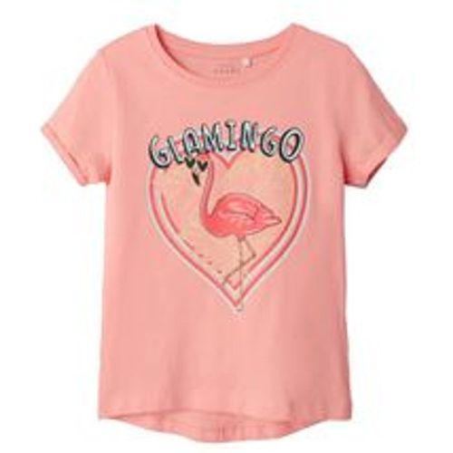 T-Shirt NMFVIX GLAMINGO in apricot blush, Gr.104 - name it - Modalova