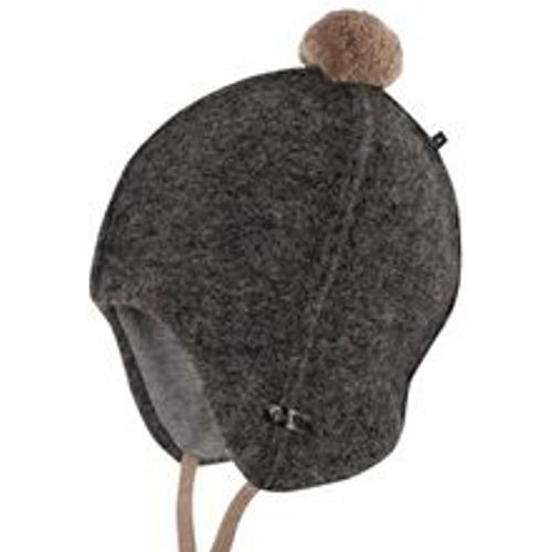 PURE PURE BY BAUER - Fleece-Mütze MINI ZIPFEL mit Wolle in melange, Gr.49 - Fashion24 DE - Modalova