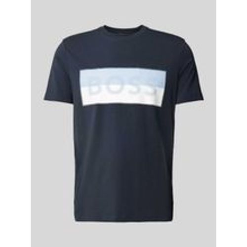 T-Shirt mit Label-Print - BOSS Green - Modalova