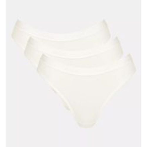 Slip mit hohem Beinausschnitt - White L - Go Casual - Unterwäsche für Frauen - Sloggi - Modalova