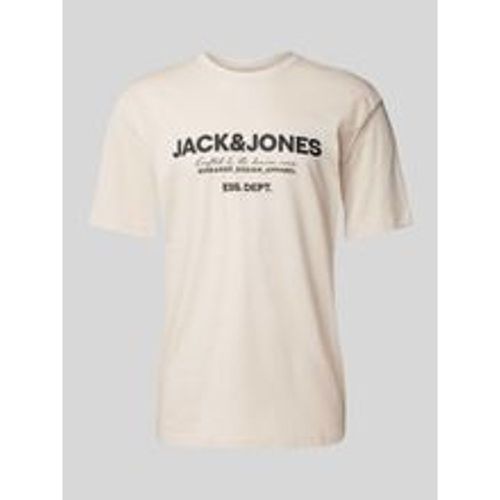 T-Shirt mit Label-Print Modell 'GALE' - jack & jones - Modalova