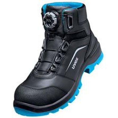 Xenova® Stiefel S3 schwarz, blau Weite 10 Gr. 46 - Schwarz - Uvex - Modalova