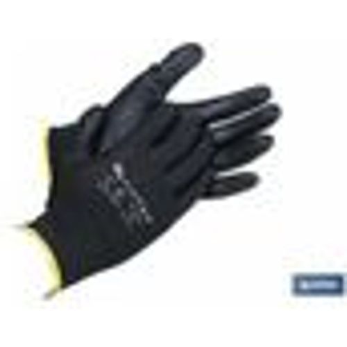 Schwarzer PU-imprägnierter Handschuh aus 100 % Polyester, Blistergröße 11 - Fashion24 DE - Modalova