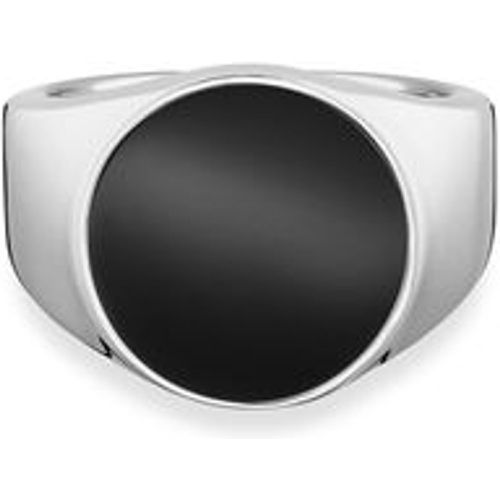 Ring 925/- Sterling Silber Onyx schwarz Glänzend 2,50ct (Größe: 058 (18,5)) - CAI - Modalova