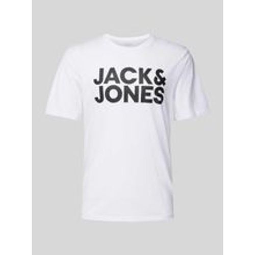 T-Shirt mit Label-Print Modell 'CORP' - jack & jones - Modalova