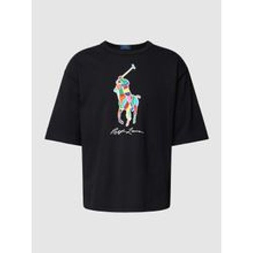 T-Shirt mit Logo- und Label-Print - Polo Ralph Lauren - Modalova