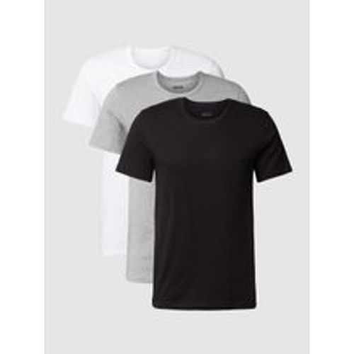 T-Shirt mit Label-Stitching im 3er-Pack Modell 'Classic' - Boss - Modalova