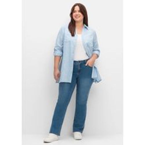 Große Größen: Bootcut-Jeans in Curvy-Schnitt SUSANNE, blue Denim, Gr.56 - sheego - Modalova