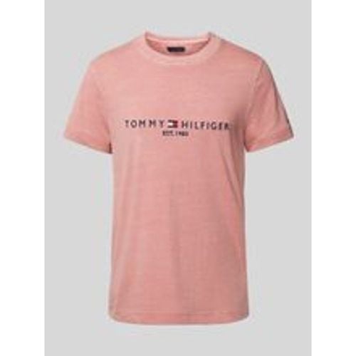 T-Shirt mit Label-Stitching - Tommy Hilfiger - Modalova