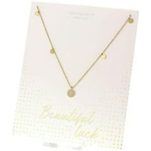 Crystals Halskette - Beautiful - Mandala des Glücks - vergoldet - Fashion24 DE - Modalova