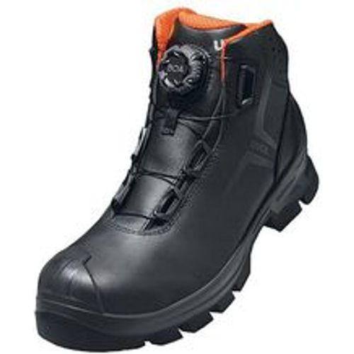 Macsole® Stiefel S3 schwarz, orange Weite 10 Gr. 45 - Schwarz - Uvex - Modalova