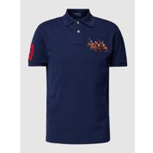 Custom Slim Fit Poloshirt mit Motiv-Stitching - Polo Ralph Lauren - Modalova