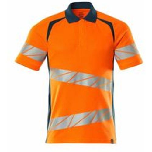 Polo-Shirt, moderne Passform Polo-shirt Gr. l one, hi-vis orange/dunkelpetroleum - Mascot - Modalova