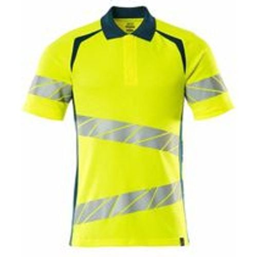 Polo-Shirt, moderne Passform Polo-shirt Gr. m one, hi-vis gelb/dunkelpetroleum - Mascot - Modalova