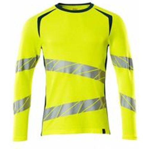 T-Shirt, langarm 19081-771-1744 Gr. 2XL hi-vis gelb/dunkelpetroleum - Mascot - Modalova