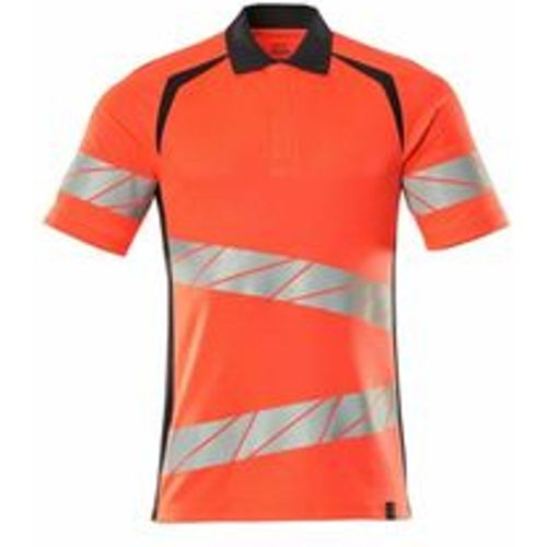 Polo-Shirt, moderne Passform Polo-shirt Gr. s one, Hi-vis rot/schwarzblau - Mascot - Modalova