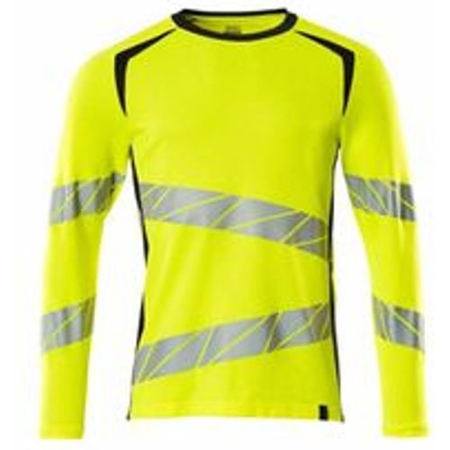 T-Shirt, langarm 19081-771-17010 Gr. 3XL hi-vis gelb/schwarzblau - Mascot - Modalova