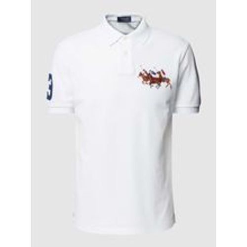 Custom Slim Fit Poloshirt mit Motiv-Stitching - Polo Ralph Lauren - Modalova