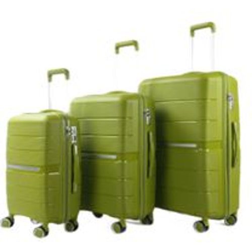 Reisekoffer Koffer 3 tlg Set Trolley Kofferset Handgepäck Polypropylen Gepäck - Fashion24 DE - Modalova