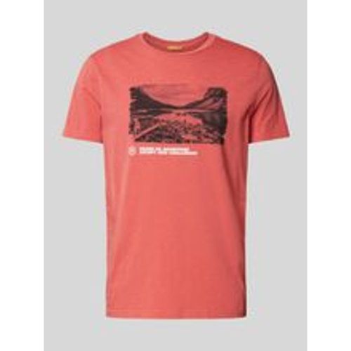 T-Shirt mit Label-Print - camel active - Modalova