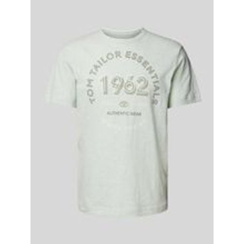 T-Shirt mit Label-Print - Tom Tailor - Modalova