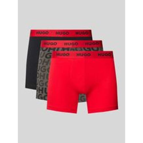 Boxershorts mit elastischem Logo-Bund im 3er-Pack - HUGO - Modalova