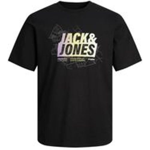 T-Shirt JCOMAP SUMMER LOGO in black, Gr.128 - jack & jones - Modalova